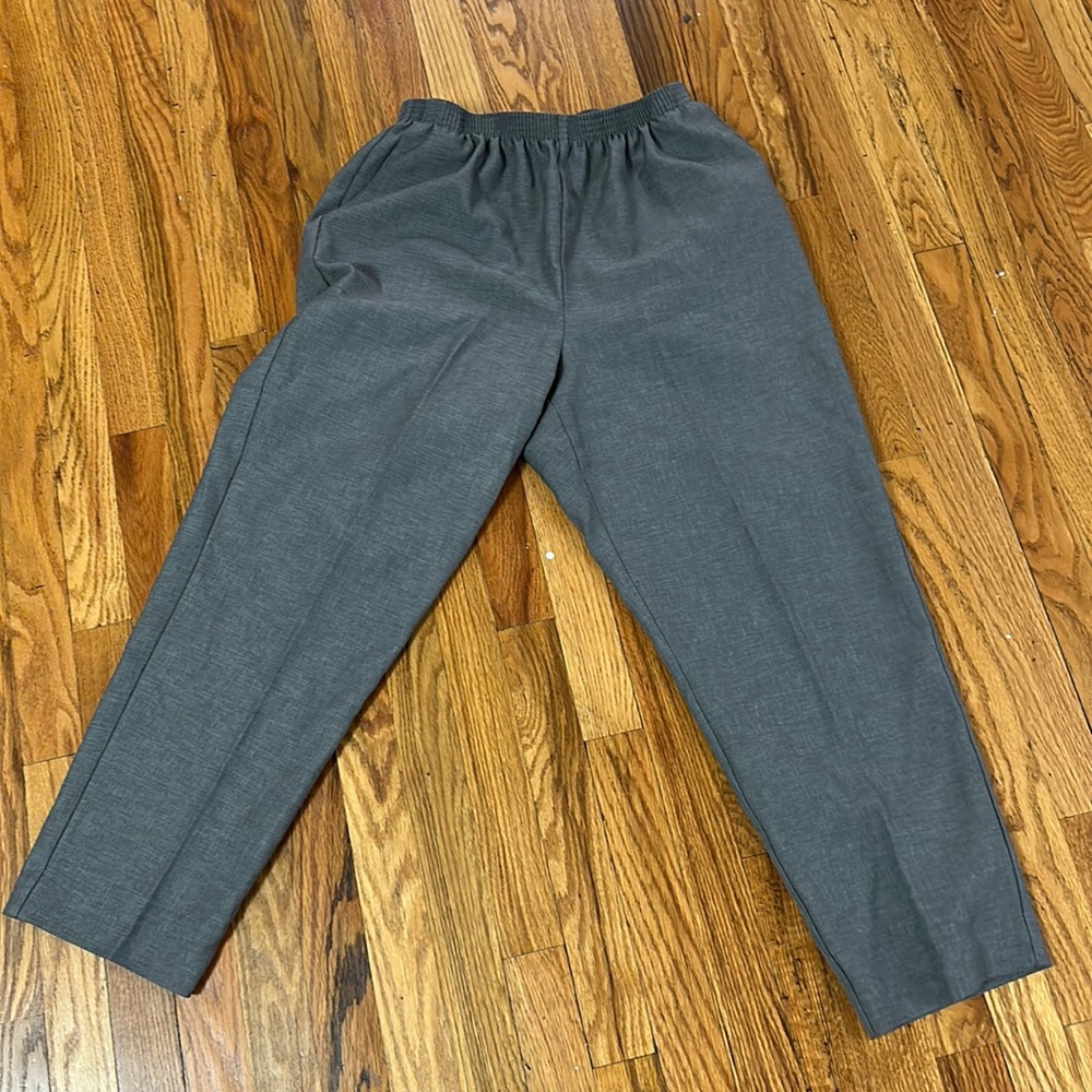 Alfred Dunner Grey Pants